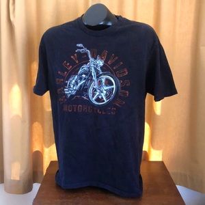 $40 Harley Davidson black cotton tee shirt Men’s size Large Wilmington, NC.
